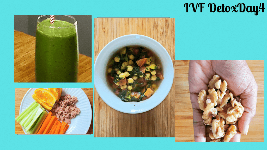 Here are the steps I took on my fourth-day detox.  These will help you reduce inflammation and produce healthy quality eggs, sperm and embryosembryos